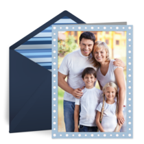 Father's Day Dot Photo card image