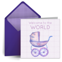 Welcome to the World card image