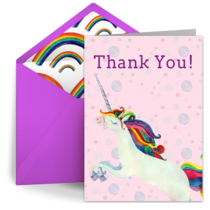 Rainbow Unicorn card image