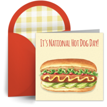 National Hot Dog Day | Jul 20 card image