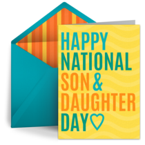 Son & Daughter Day | Aug 11 card image