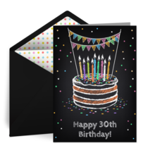 Milestone Birthday card image