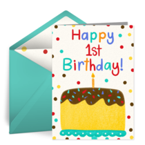Milestone Birthday Cake 1st card image