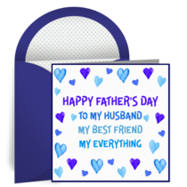 Happy Father's Day To My Husband card image