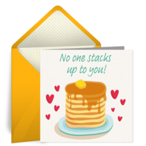 Father's Day Breakfast card image
