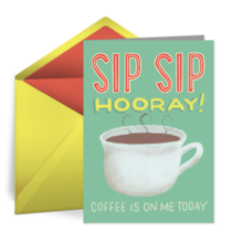 Sip Sip Hooray card image