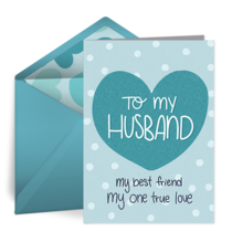 Birthday Husband card image
