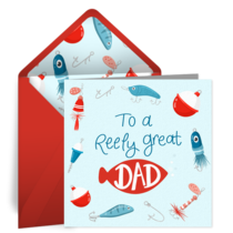 Reely Great Dad card image